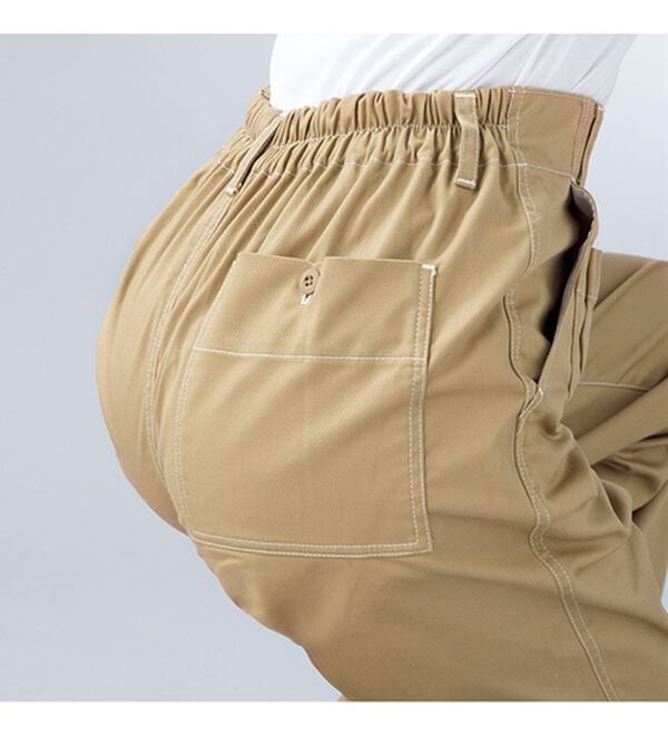 ルフラン（ルフラン）の「柔らか楽ちん！ポケットデザインパンツ（フルレングスパンツ）」｜詳細画像