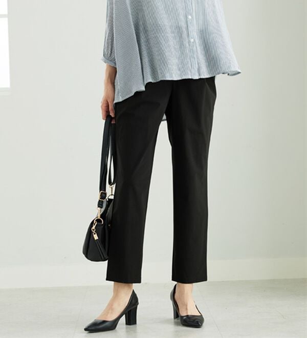 BELLUNA（ベルーナ）の「【接触冷感】シャリのび！速乾テーパードパンツ（テーパードパンツ）」｜詳細画像