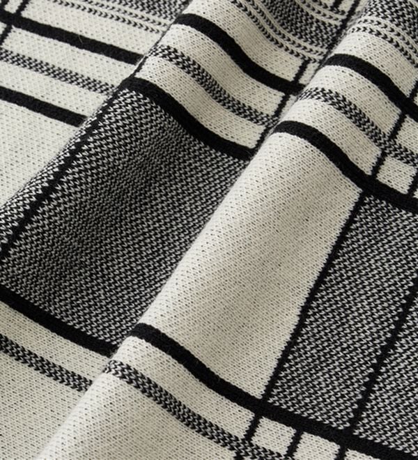 RANAN（ラナン）の「チェックジャカードニットワンピース（ニットワンピース）」｜詳細画像