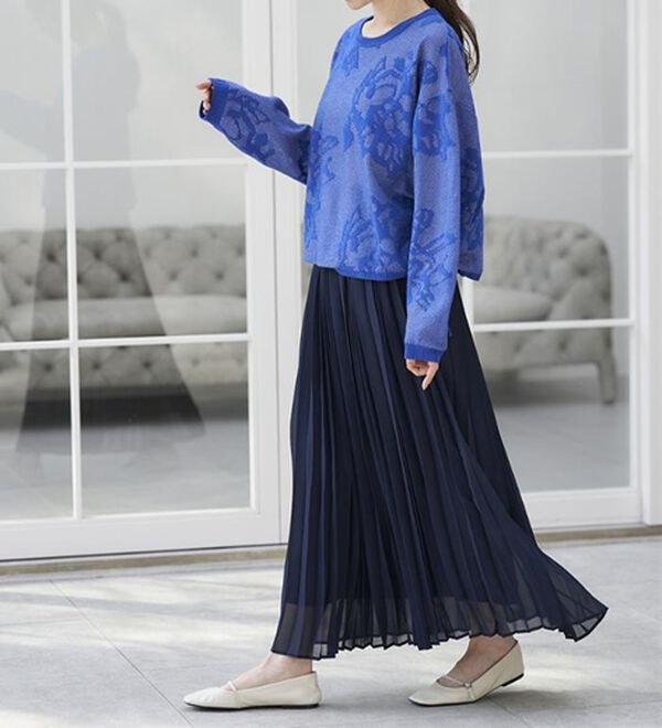 RANAN（ラナン）の「プリーツロングスカート（ロングスカート）」｜詳細画像