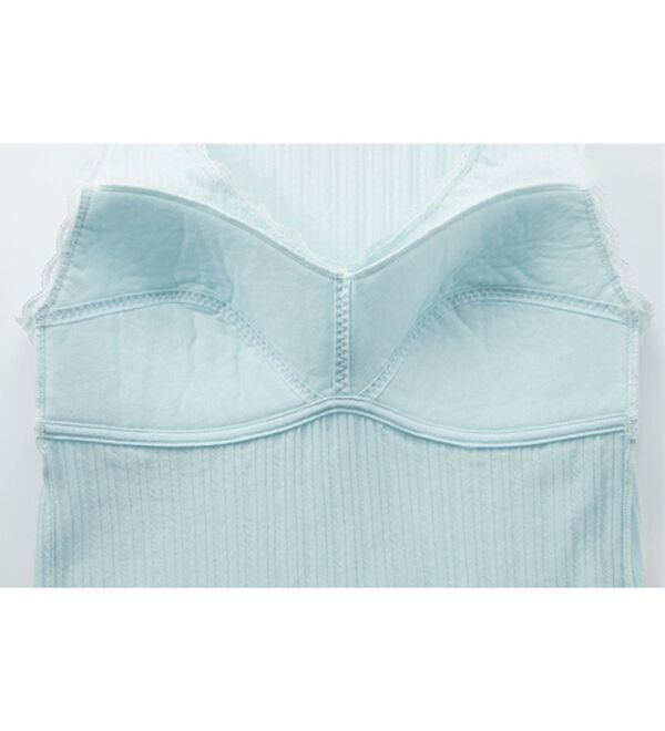 「【４色組】強撚綿１００％ゆったりブラキャミ（肌着・インナーウェア）」｜詳細画像