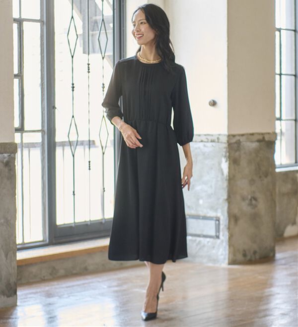 BELLUNA（ベルーナ）の「華やかツイードジャケットワンピースアンサンブル（ワンピースセットスーツ）」｜詳細画像