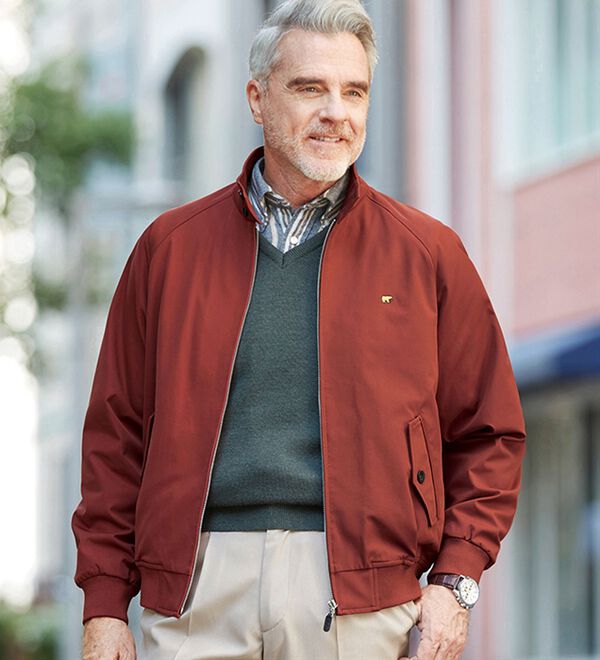 ゴールデンベア＞裏フリース暖かスイングトップ - ベルーナ【公式】