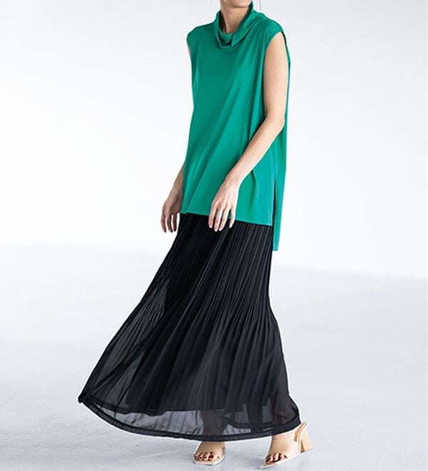 RANAN（ラナン）の「スリーブレスハイネックプルオーバー（カットソー）」｜詳細画像