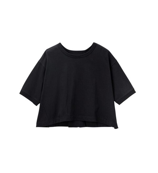 GeeRA（ジーラ）の「綿混素材クロップドＴシャツ（Tシャツ）」｜詳細画像