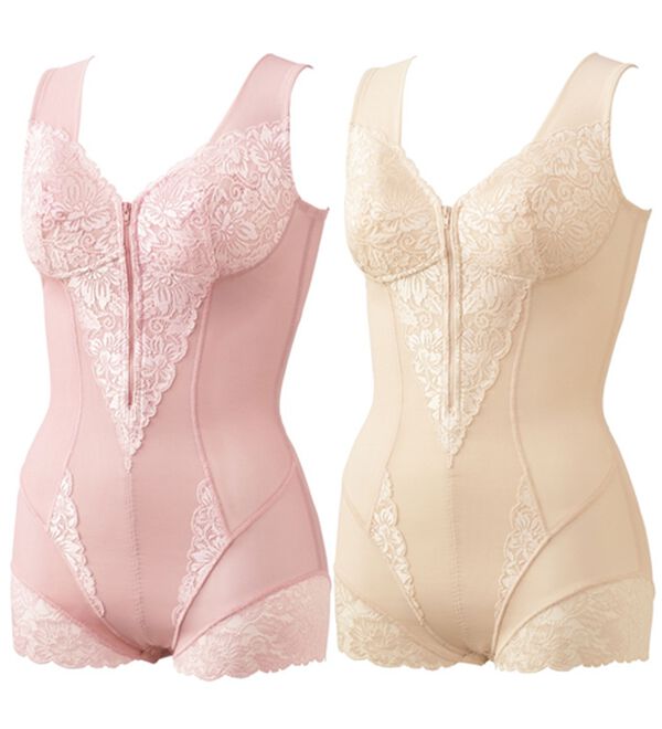 ダイアナ 素敵なあなたをもっと素敵に ボディースーツ 2色組】足口ラクな一分丈ボディスーツ - ベルーナ【公式】