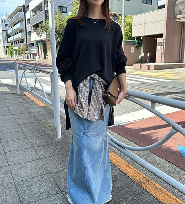 RANAN（ラナン）の「オーバーサイズスウェットＴ（カットソー）」｜詳細画像