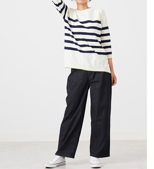 BELLUNA（ベルーナ）の「毛玉になりにくい！ニットプルオーバー（ニット・セーター）」｜詳細画像