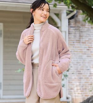 LAVIENNE（ラヴィエンヌ）の「ふわふわ暖かフリースジャケット（その他ジャケット）」｜詳細画像