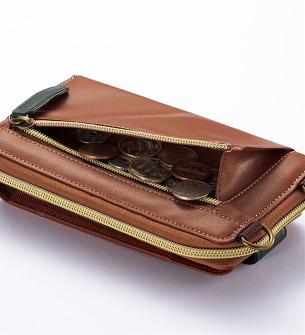 「＜ハッシュパピー＞大人のスマホ＆ウォレットポーチ（メンズショルダーバッグ）」｜詳細画像