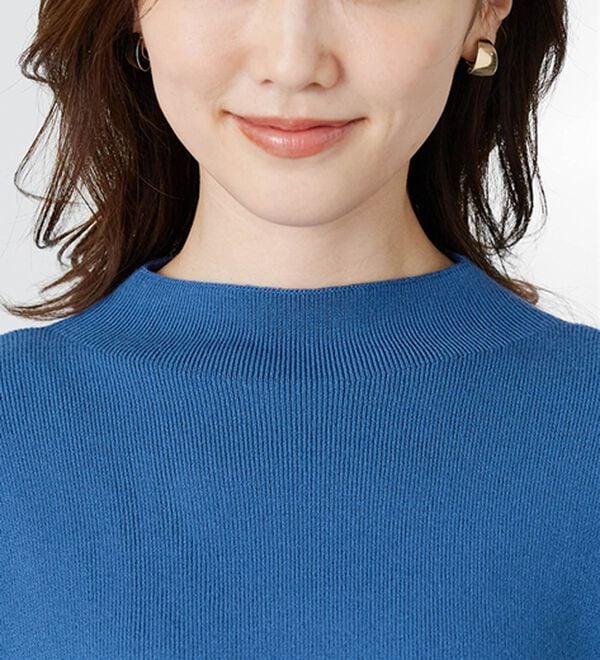 BELLUNA（ベルーナ）の「もちもち袖ボタンニットプルオーバー（ニット・セーター）」｜詳細画像