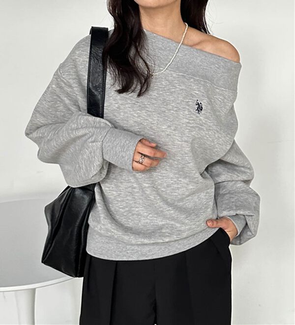 RANAN（ラナン）の「＜U.S.POLO ASSN.＞ワンショルスウェット（トレーナー・スウェット）」｜詳細画像
