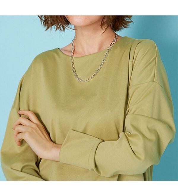 BELLUNA（ベルーナ）の「もちっとなめらか！大人顔サマ見えプルオーバー（カットソー）」｜詳細画像