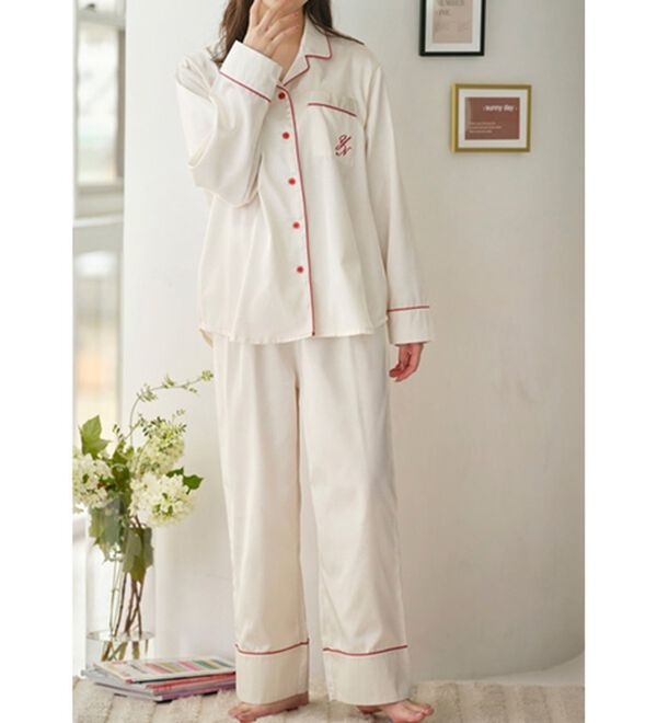 裏起毛サテンパジャマ - ベルーナ【公式】