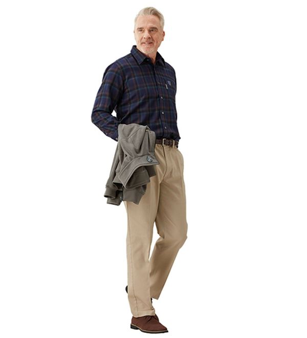 「＜ダンロップ・リファインド＞のびのびスエード調快適ブルゾン（メンズブルゾン）」｜詳細画像