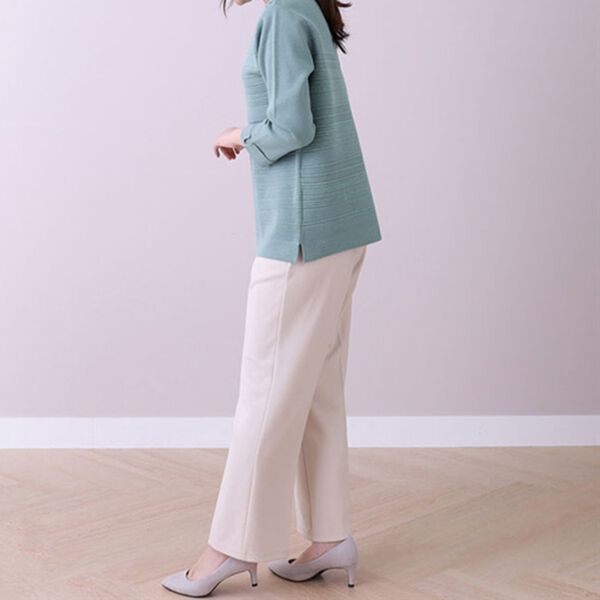 BELLUNA（ベルーナ）の「ミラノリブニットラメ使いプルオーバー（ニット・セーター）」｜詳細画像