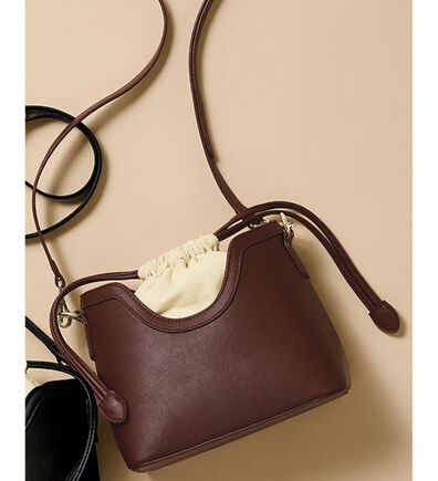 RANAN（ラナン）の「巾着切替デザインショルダーバッグ（ハンドバッグ）」