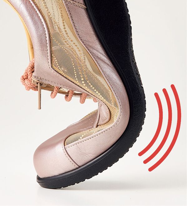 ルフラン（ルフラン）の「４Ｅ牛革涼しげチュールウォーキング（スニーカー）」｜詳細画像