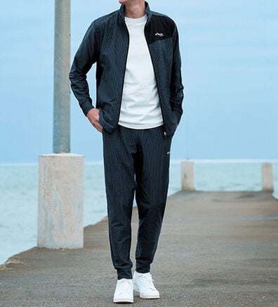 「＜ケイパ＞シアサッカージャージスーツ（メンズスポーツウェア（トップス））」