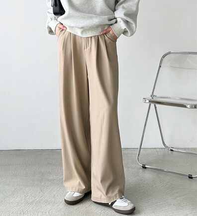 GeeRA（ジーラ）の「着心地抜群！ハイウエストダブルタックワイドパンツ（フルレングスパンツ）」