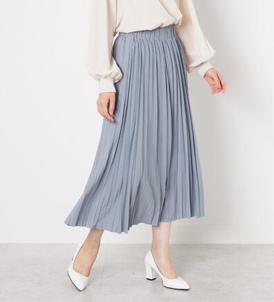BELLUNA（ベルーナ）の「洗っても形が崩れにくい！プリーツスカート（ロングスカート）」