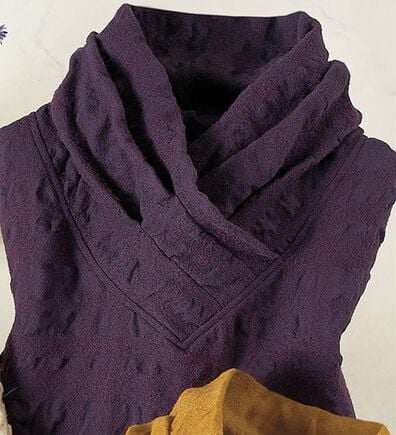 ルフラン（ルフラン）の「日本製ウール綿サッカーブラウス（ブラウス）」