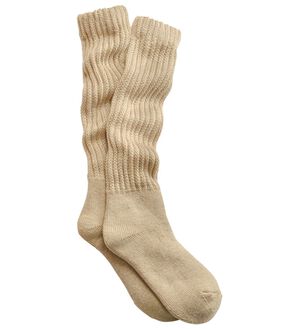 「＜グンゼ＞アセドロンウール入りパイルソックス（靴下・ストッキング）」｜ベージュ