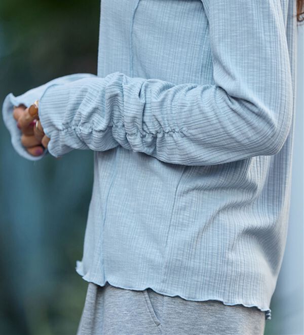 Viola e Viola（ヴィオラ エ ヴィオラ）の「針抜きシアードットボタンカーデ（その他カーディガン）」｜詳細画像