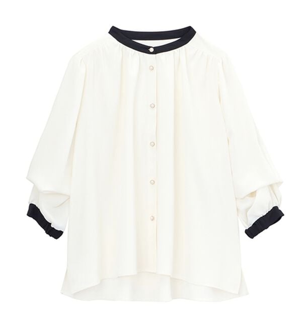 レッセ♡パールビジューバイカラーブラウス