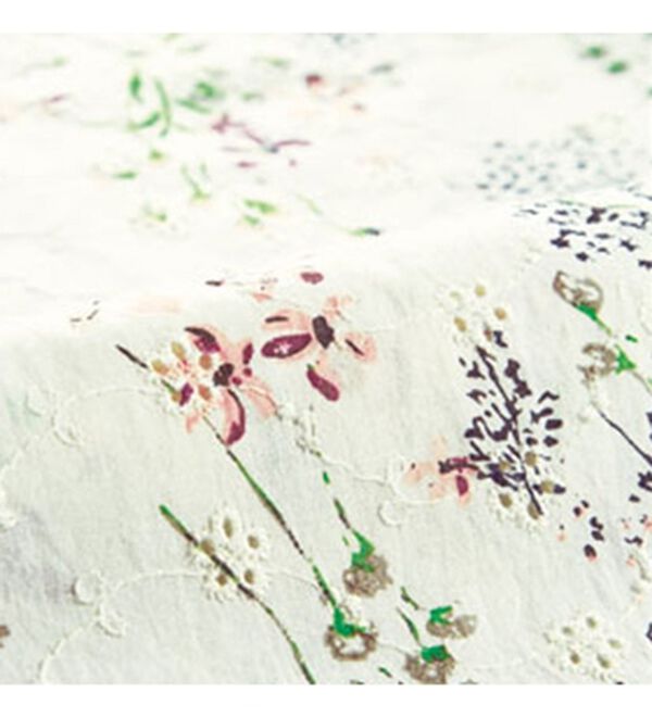 BELLUNA（ベルーナ）の「綿１００％刺しゅう使いプリントチュニック（チュニック）」｜詳細画像