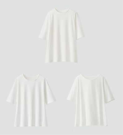 BELLUNA（ベルーナ）の「綿１００％抗菌防臭汗ジミ対策プルオーバー（カットソー）」