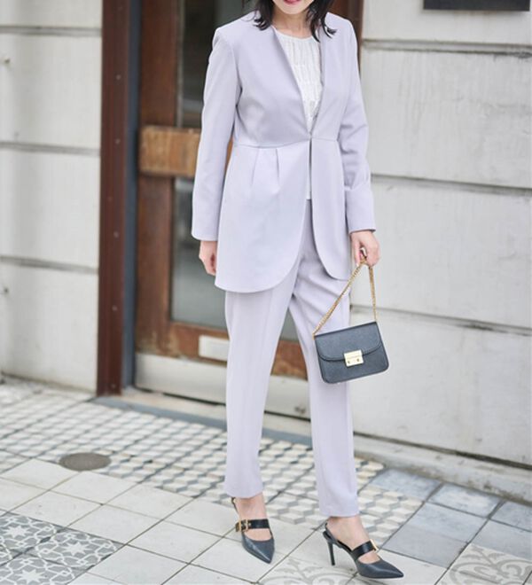 2点セット＞ラウンドヘムジャケットセットアップ - ベルーナ【公式】