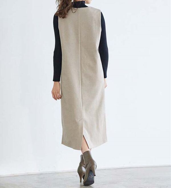 Pierrot（ピエロ）の「ウールタッチジャンパースカート（ジャンパースカート）」｜詳細画像