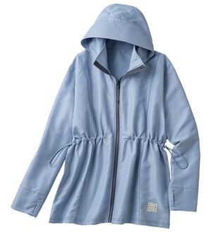 ルフラン（ルフラン）の「日差しに負けない＊軽量ＵＶジャケット（ブルゾン）」｜サックスブルー