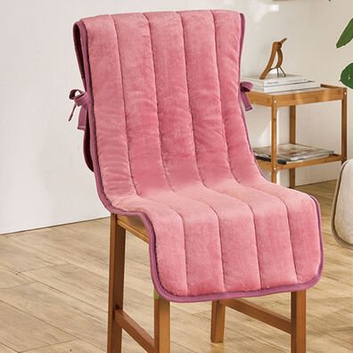 「ＮＥＷボリュームあったかチェアカバー２枚組（チェアカバー・チェアパッド）」