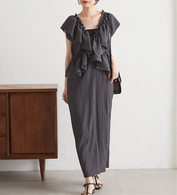 RANAN（ラナン）の「マルチウェイナローワンピース（その他ワンピース）」｜詳細画像