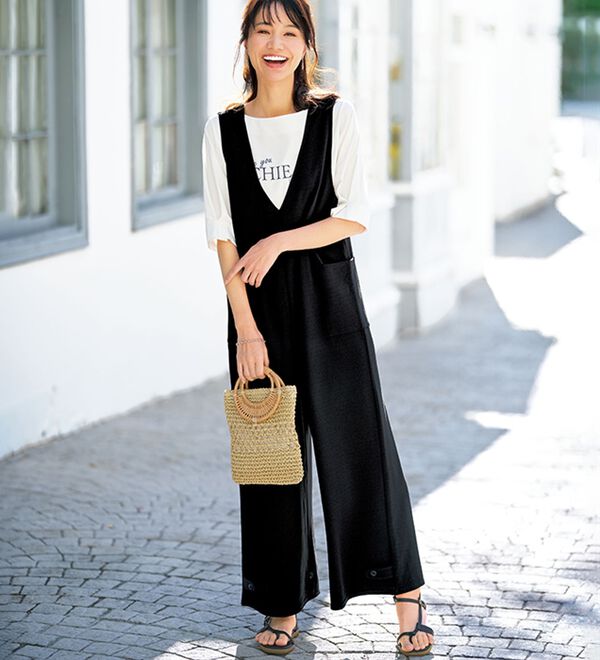 たるさめ　リネンサロペット SOMETHING × FREAK'S STORE/サムシング 別注 Summer Zip