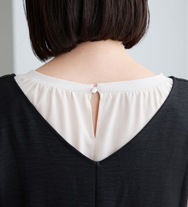 BELLUNA（ベルーナ）の「体型カバー！ペプラムジャンパースカート（ジャンパースカート）」｜詳細画像