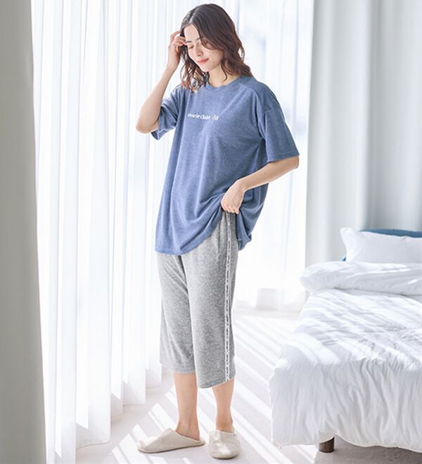 LAVIENNE（ラヴィエンヌ）の「【上質な寝心地を】良眠仕様パイル素材パジャマ＜マリクレールビス＞（パジャマ・ルームウェア）」｜詳細画像