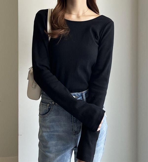 バックオープンリブトップス - ベルーナ【公式】