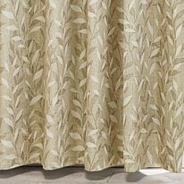 「１００サイズ防音・断熱・保温１級遮光・形状記憶付カーテン　リーフブラウン・リーフブルーグレー（ドレープカーテン）」