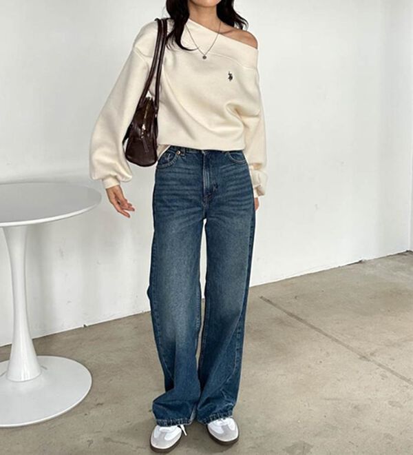 RANAN（ラナン）の「＜U.S.POLO ASSN.＞ワンショルスウェット（トレーナー・スウェット）」｜詳細画像