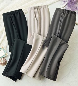 ルフラン（ルフラン）の「【３本組】日本製素肌にさらりパンツ（フルレングスパンツ）」｜詳細画像