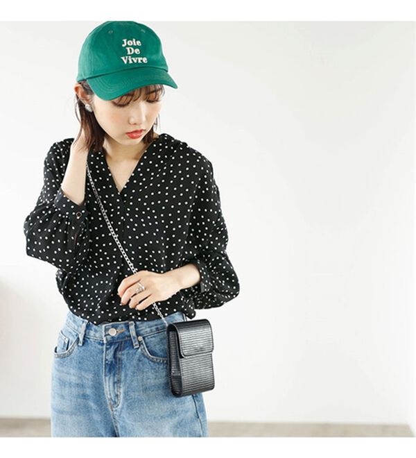 GeeRA（ジーラ）の「シルエットきれい！上品7分袖デザインブラウス（ブラウス）」｜詳細画像