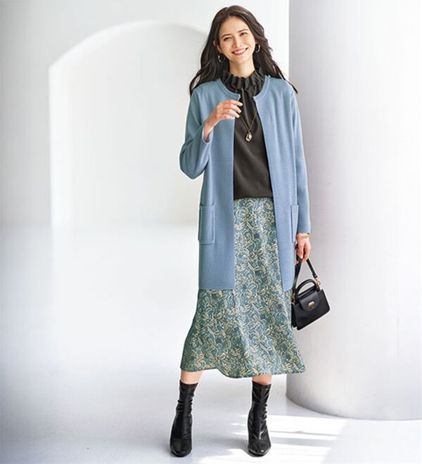 BELLUNA（ベルーナ）の「着脱楽々！タックデザインブラウス（ブラウス）」｜詳細画像