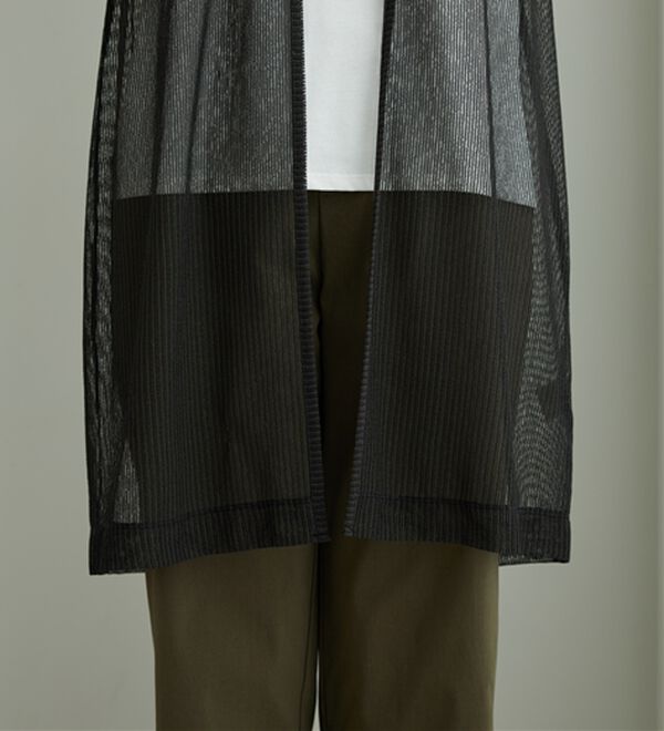 BELLUNA（ベルーナ）の「【2点セット】シアーストライプ素材ジレアンサンブル（アンサンブル）」｜詳細画像