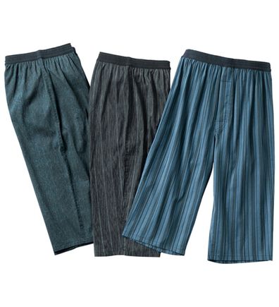 「【３本組】高島ちぢみ使用綿１００％楊柳ステテコ（メンズルームウェア）」