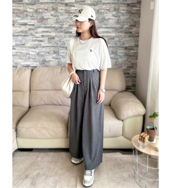 GeeRA（ジーラ）の「【Ｕ．Ｓ．　ＰＯＬＯ　ＡＳＳＮ．】スラブシアーTシャツ（Tシャツ）」｜詳細画像