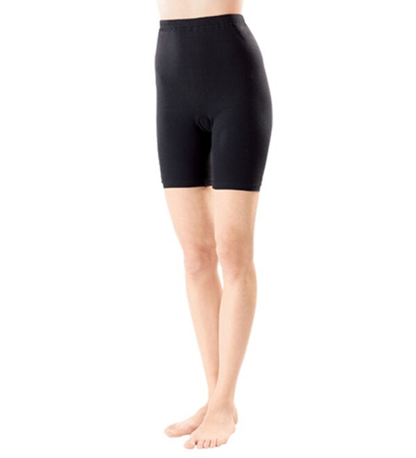 LAVIENNE（ラヴィエンヌ）の「選べる丈がうれしい綿１００％スパッツ（肌着・インナーウェア）」｜3分丈