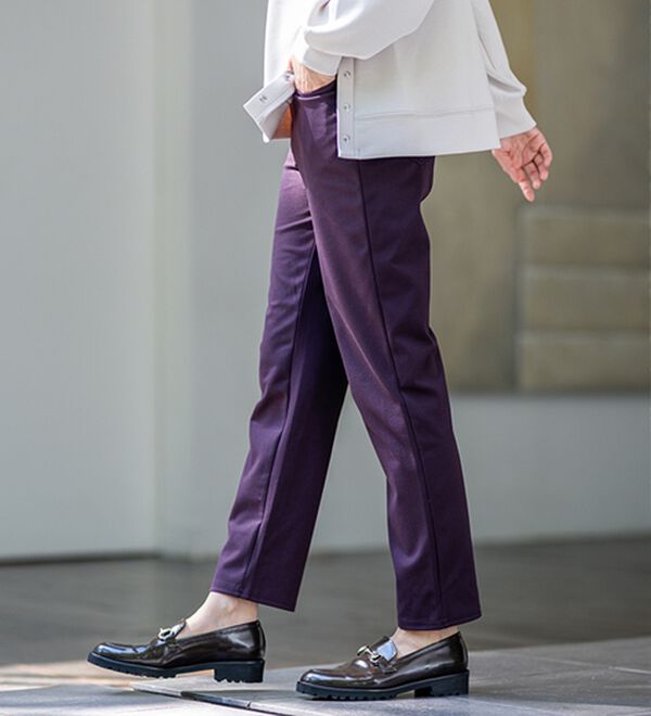 BELLUNA（ベルーナ）の「新触感！マシュマロみたいななめらかストレッチパンツ（フルレングスパンツ）」｜詳細画像